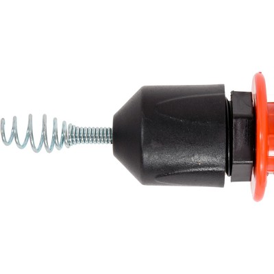 Трос для очистки канализационных труб на бобине YATO 6 мм x 7.6 м со шпинделем для дрели