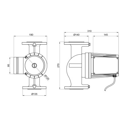 Насос циркуляционный Thermo Alliance LPA50-10-700, 380В Насос циркуляционный Thermo Alliance LPA50-10-700, 380В
