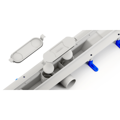 Трап для душа с сухим затвором STYRON Цепь 600 мм