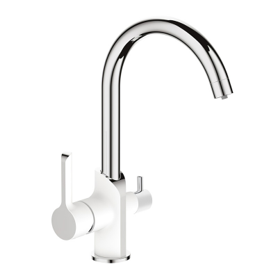 Кухонный смеситель с выходом под фильтр MIXXUS PREMIUM EDEM 021 (WHITE) (MI5924)
