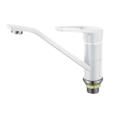 Смеситель для кухни MIXXUS NEVADA 555 Белый (MI5802)