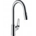 Смеситель для кухни с вытяжным изливом Hansgrohe FOCUS M42 71820000 (220, 2jet, sBox, хром)
