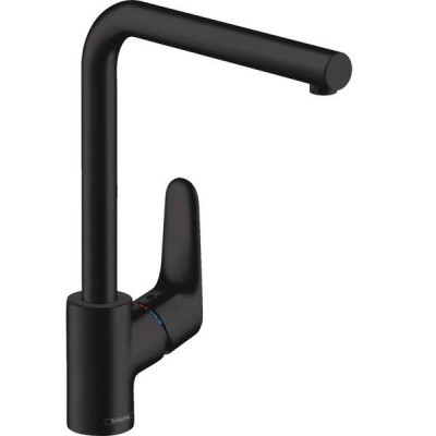 Смеситель для кухни Hansgrohe FOCUS 280 31817670, черный матовый