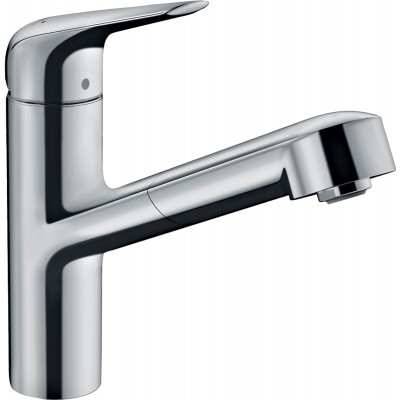 Смеситель для кухни с вытяжным изливом Hansgrohe FOCUS M42 71829000, хром