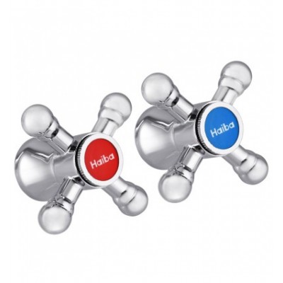 Ручки HAIBA УНИВЕРСАЛЬНЫЕ (под квадрат или шлицы, без кран-букс, пара) Ручки HAIBA УНИВЕРСАЛЬНЫЕ (под квадрат или шлицы, без кран-букс, пара)