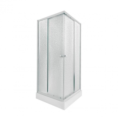 Душевая кабина Qtap Presto WHI1099SP5 Pear 1970x900x900 мм + поддон Tern 309912C 90x90x12 см с сифоном