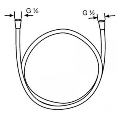 Душевой шланг Kludi 6Suparaflex Silver 10720500 (1,6 м)
