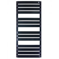 Полотенцесушитель электрический Terma WLWAT065050K9M5E8TS1D WARP (655*500 ,цвет черный мат, подключение E8, Split 300 W)