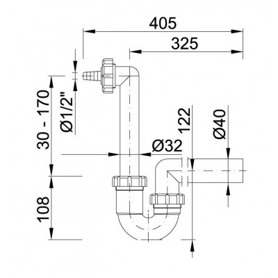 Сифон для конденсата Styron STY-300