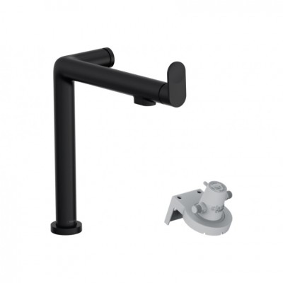 Смеситель для кухни Hansgrohe AQITTURA M91 76804670, (240, 1jet, чёрный матовый)
