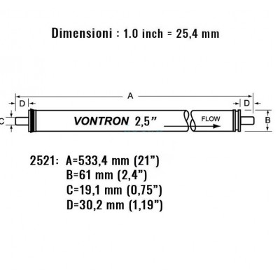 Мембрана Vontron ULP21-2521