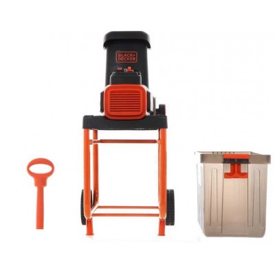 Измельчитель усадебный сетевой Black&Decker BEGAS5800-QS (P= 2800 Вт, для веток Ø≤ 45 мм)