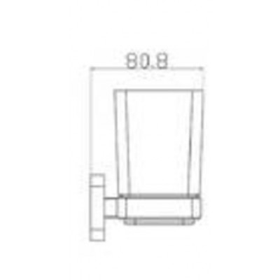 Стакан для ванной DEVIT Graphics 8158126SC