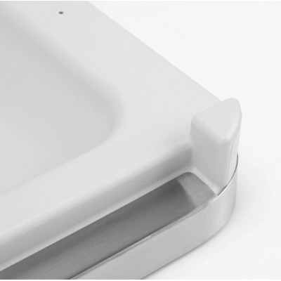 Пеленальный столик настенный откидной горизонтальный Power FG1690 (крышка из нержавеющей стали)