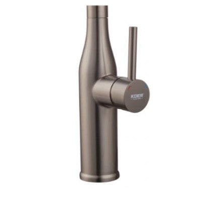 Смеситель кухонный с выдвижным изливом KOER KI-70004-07 (нержавеющая сталь) (KR3387)