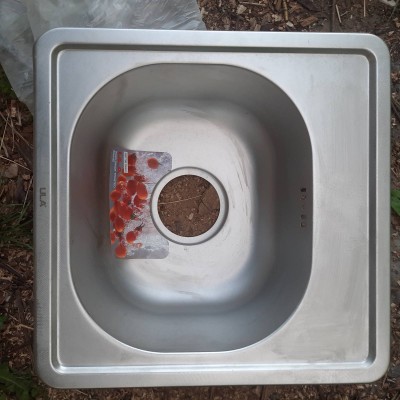 Кухонная мойка ULA 7706 U 40х40 см Micro Decor