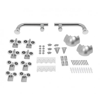 Душевая кабина Lidz Wawel SC120x80.SAT.LOW.FR, стекло Frost 5 мм + Душевой поддон Lidz KAPIELKA ST120x80х14