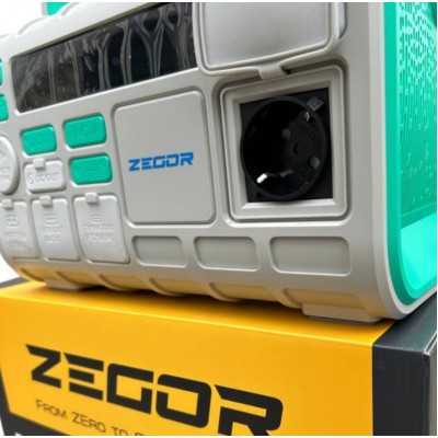 Зарядна станція Zegor YC600S (акумулятор BYD, Чиста синусоїда, 600 Вт ,пікова потужність 1200Вт, 655.36 Вт/год)