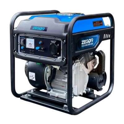 Генератор бензиновый инверторный Zegor DIN-OPEN3500 3,0-3,5 кВт, ручной стартер