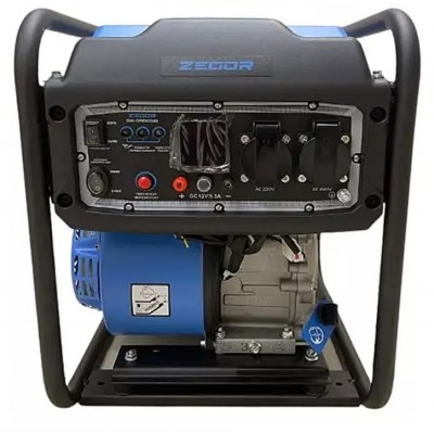 Генератор бензиновый инверторный Zegor DIN-OPEN3500 3,0-3,5 кВт, ручной стартер Генератор бензиновый инверторный Zegor DIN-OPEN3500 3,0-3,5 кВт, ручной стартер