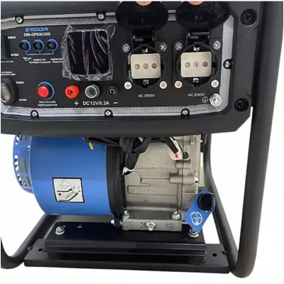 Генератор бензиновый инверторный Zegor DIN-OPEN3500 3,0-3,5 кВт, ручной стартер Генератор бензиновый инверторный Zegor DIN-OPEN3500 3,0-3,5 кВт, ручной стартер