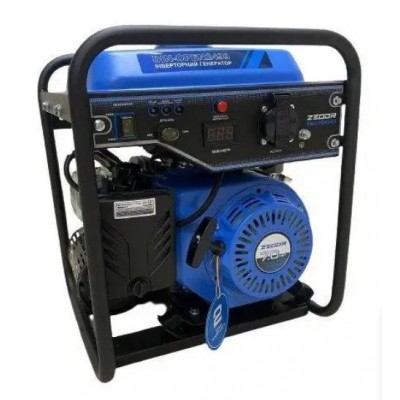 Генератор бензиновый инверторный Zegor DIN-OPEN2499 2,3-2,5 кВт, ручной стартер Генератор бензиновый инверторный Zegor DIN-OPEN2499 2,3-2,5 кВт, ручной стартер