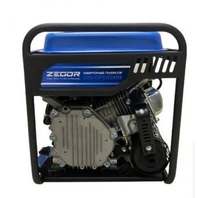 Генератор бензиновый инверторный Zegor DIN-OPEN2499 2,3-2,5 кВт, ручной стартер Генератор бензиновый инверторный Zegor DIN-OPEN2499 2,3-2,5 кВт, ручной стартер