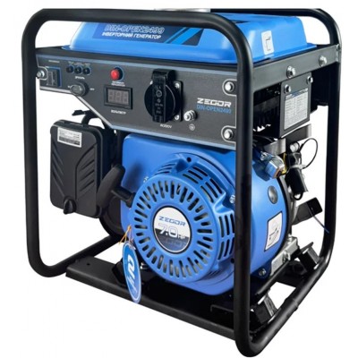 Генератор бензиновый инверторный Zegor DIN-OPEN2499 2,3-2,5 кВт, ручной стартер