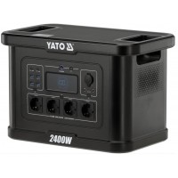 Зарядная станция YATO YT-83095 (аккумулятор LiFePO4, Чистая синусоида, 2400 Вт, пиковая мощность 4500 Вт, 46500 мА/час)