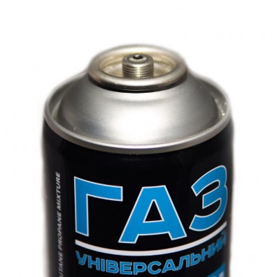 Балон газовий одноразовый VIROK 44V153 (резьба -7/16, 330g/562ml, EN417)