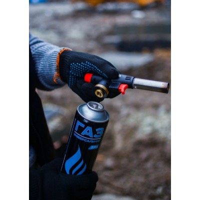 Балон газовий одноразовый VIROK 44V153 (резьба -7/16, 330g/562ml, EN417)