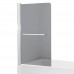 Шторка на ванну EGER 80*150см, стекло тонированное, левая (599-02L grey)