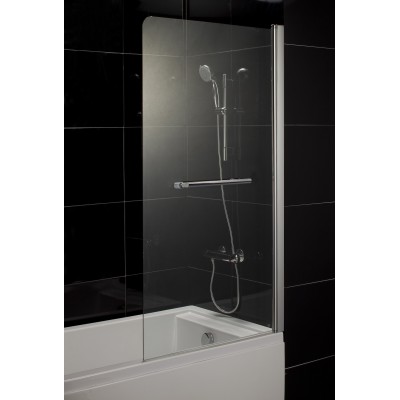 Шторка на ванну EGER 80*150см, стекло прозрачное, правая (599-02R)