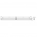 Держатель Hansgrohe WALLSTORIS 27904700 (70см, цвет белый матовый)