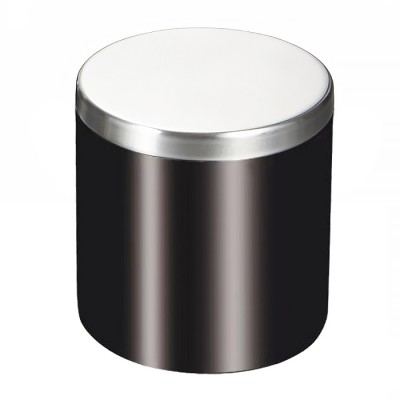 Косметический контейнер RJ WROCLAW, нержавеющая сталь, черный матовый,(RJAC024-05BL)