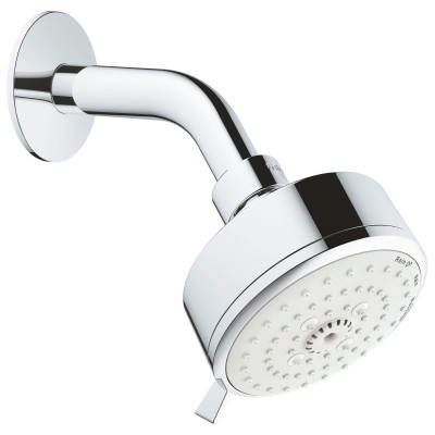 Верхний душ и душевой кронштейн Grohe NEW Tempesta Cosmopolitan 26090001, (3 режима струи, хром)