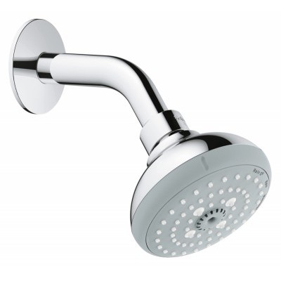 Верхний душ и душевой кронштейн Grohe NEW Tempesta 26088001, 3 режима струи