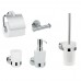 Набор аксессуаров Hansgrohe LOGIS 41723111 (крючок двойной, диспенсер, держатель туалетной бумаги, стакан, туалетная щётка)