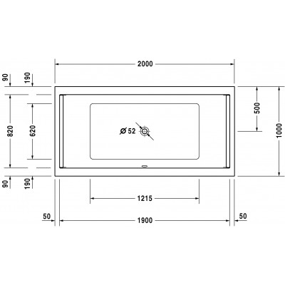 Ванна Duravit STARCK 700341000000000 (200*100см)