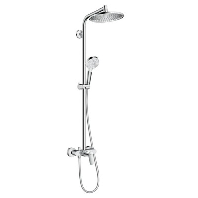 Душевая система с однорычажным смесителем Hansgrohe CROMETTA S 240 1jet Showerpipe 27269000