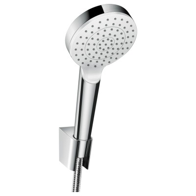 Душевой набор Hansgrohe CROMETTA 26567400, белый/хром