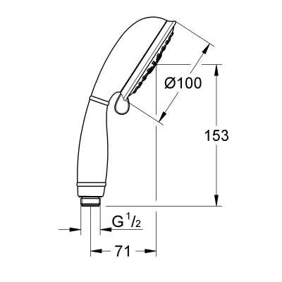 Душевой набор Grohe NEW Tempesta Rustic 27805001