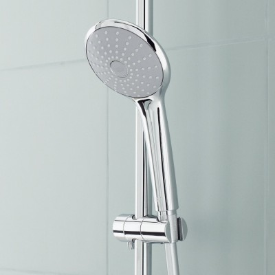 Душ ручной с ограничителем расхода воды и 3 режимами струи Grohe EUPHORIA 27239000 (110 мм, цвет хром) Душ ручной с ограничителем расхода воды и 3 режимами струи Grohe EUPHORIA 27239000 (110 мм, цвет хром)
