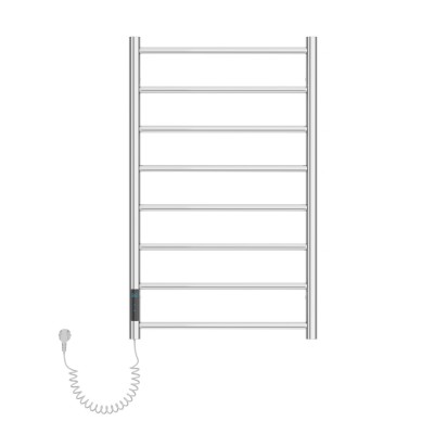 Электрический полотенцесушитель VOLLE RONDO L, 120W, 500*800мм, сталь 304, 8 перемычек круг, таймер, термостат 70°С, cromo, (9235.000101) Электрический полотенцесушитель VOLLE RONDO L, 120W, 500*800мм, сталь 304, 8 перемычек круг, таймер, термостат 70°С, cromo, (9235.000101)