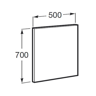 Зеркало вертикальное Roca VICTORIA 50*70 см (A812345406)