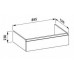 Шкаф Laufen CASE H4052310754631 (895*520*230/450 мм, с компактным сифоном, белая)