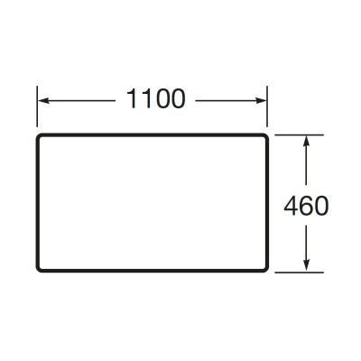 Столешница Roca VICTORIA BASIC MODULAR 109см, цвет белый (A857507806)