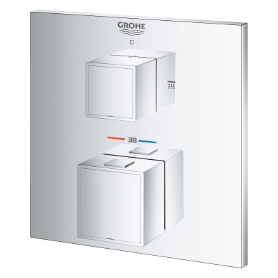 Термостат для душа с переключателем Grohe GROHTHERM Cube 24154000