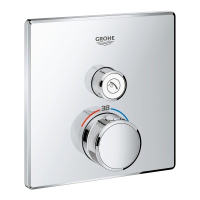 Термостат для душа встраиваемый без подключения шланга Grohe GROHTHERM SmartControl 29123000