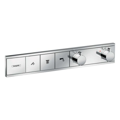 Термостат на три клавиши Hansgrohe RAINSELECT 15381000, хром